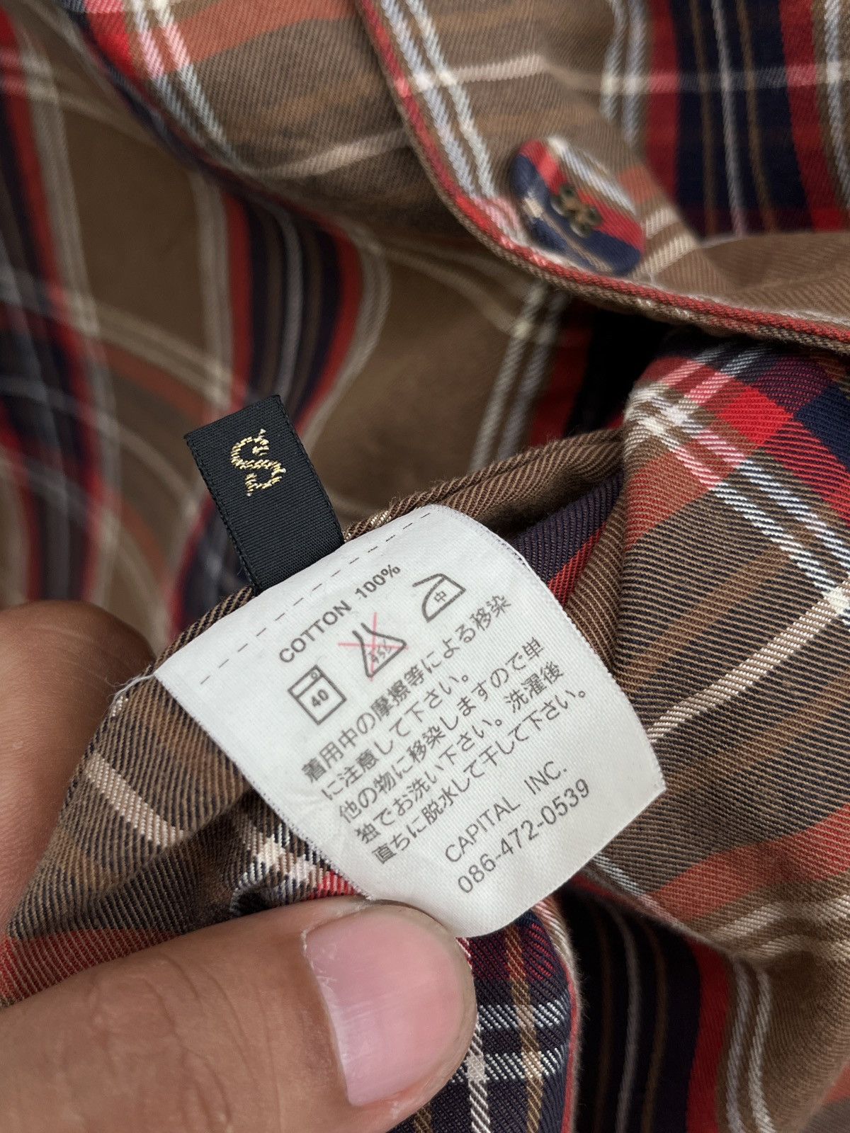 Kapital Kapital Plaid Button Up Shirt Size US S / EU 44-46 / 1 - 8 Thumbnail