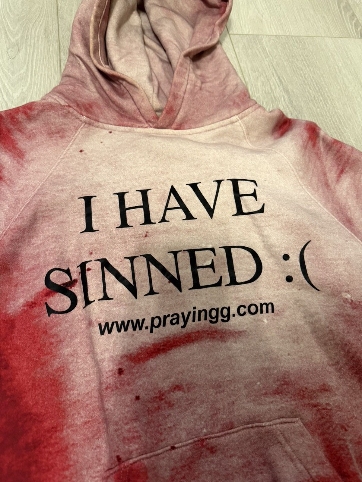 Praying Praying “I Have Sinned :(“ Hoodie Size US L / EU 52-54 / 3 - 6 Thumbnail
