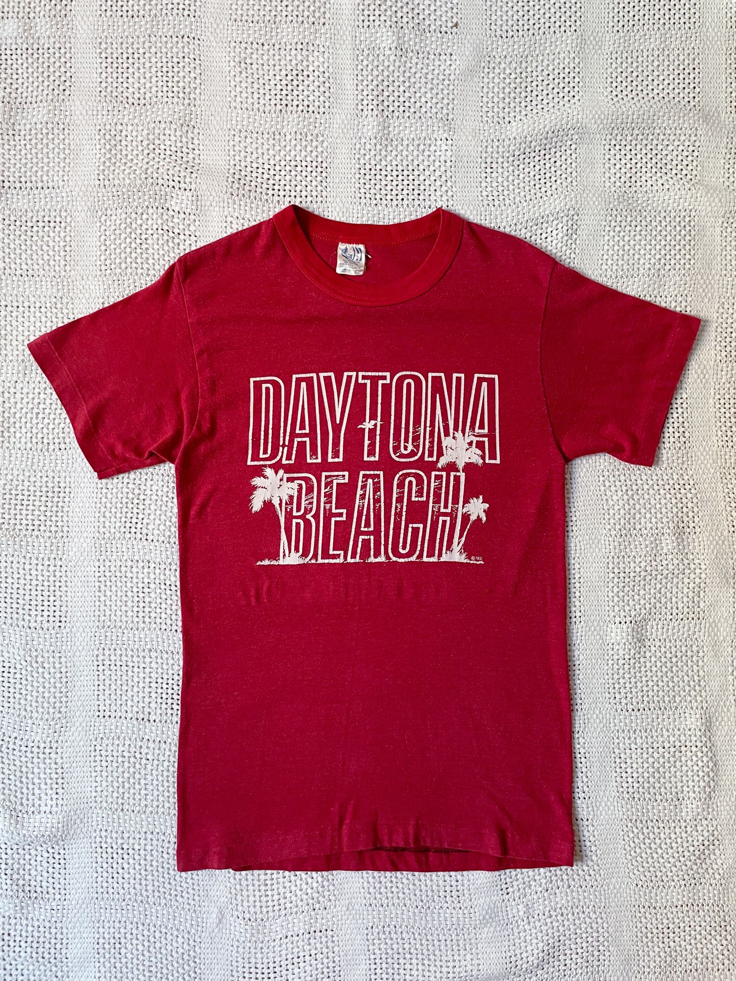 Vintage 80s Single Stitch Faded 'Daytona Beach' T-Shirt Size US L / EU 52-54 / 3 - 2 Thumbnail