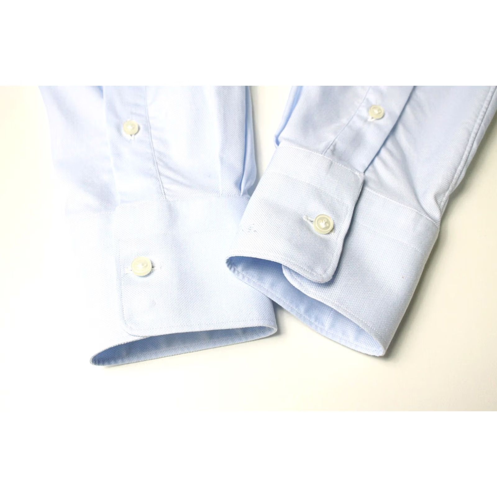 Suitsupply SUITSUPPLY Extra Slim Fit Formal Shirt Men's MEDIUM Blue Button Long Sleeve Size 40R - 5 Thumbnail