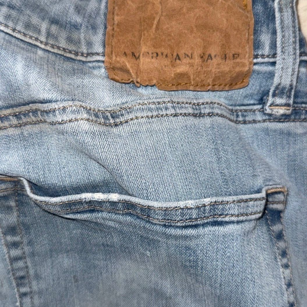 American Eagle Outfitters American Eagle Outfitters Jeans 32X30 Men Blue Distressed Denim 4 Pair Extreme Flex Straight Inseam 30 - Holes Stains Wear Size US 32 / EU 48 - 6 Thumbnail