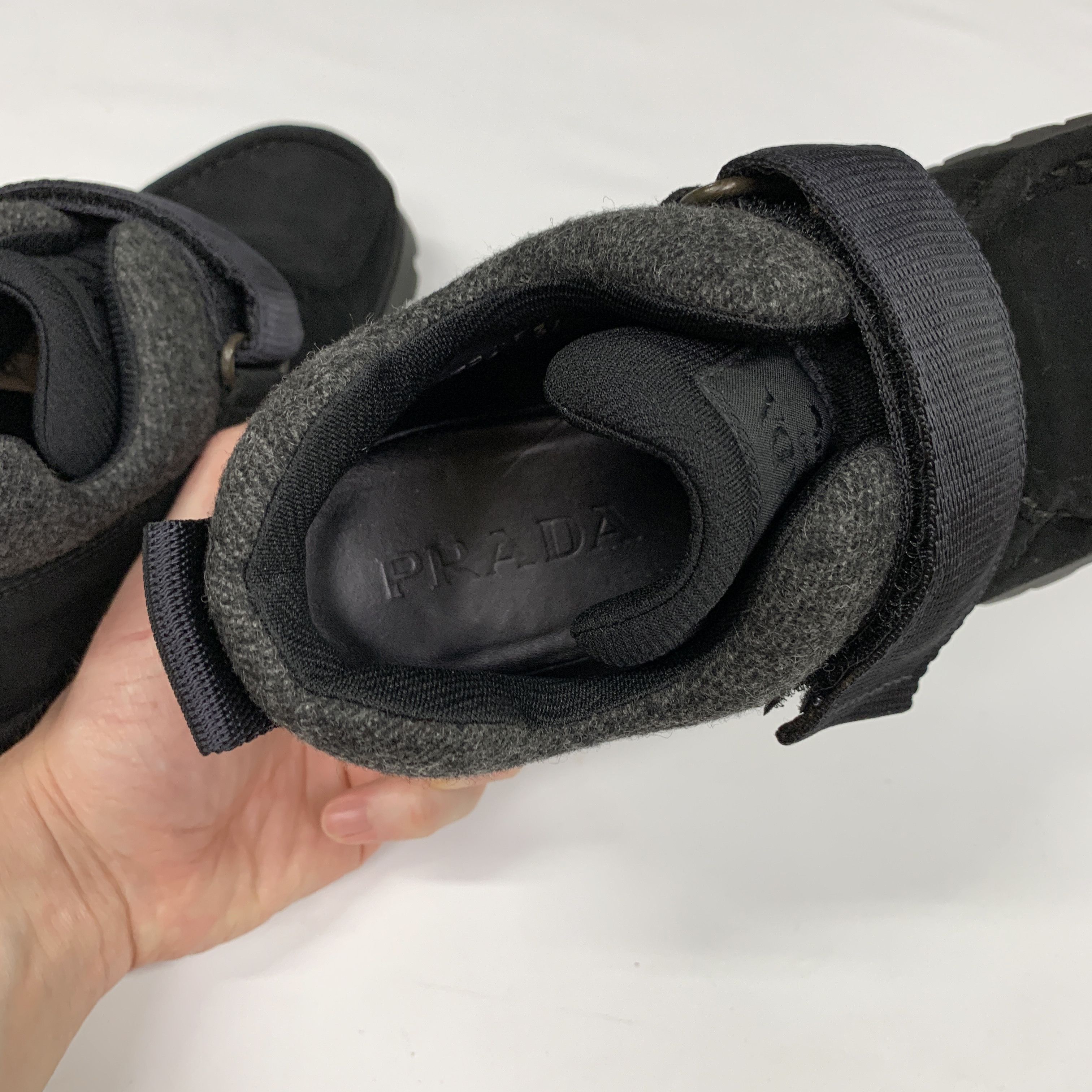 Prada Vtg Velcro Strap Trekking Boots Size US 7.5 / IT 37.5 - 12 Thumbnail