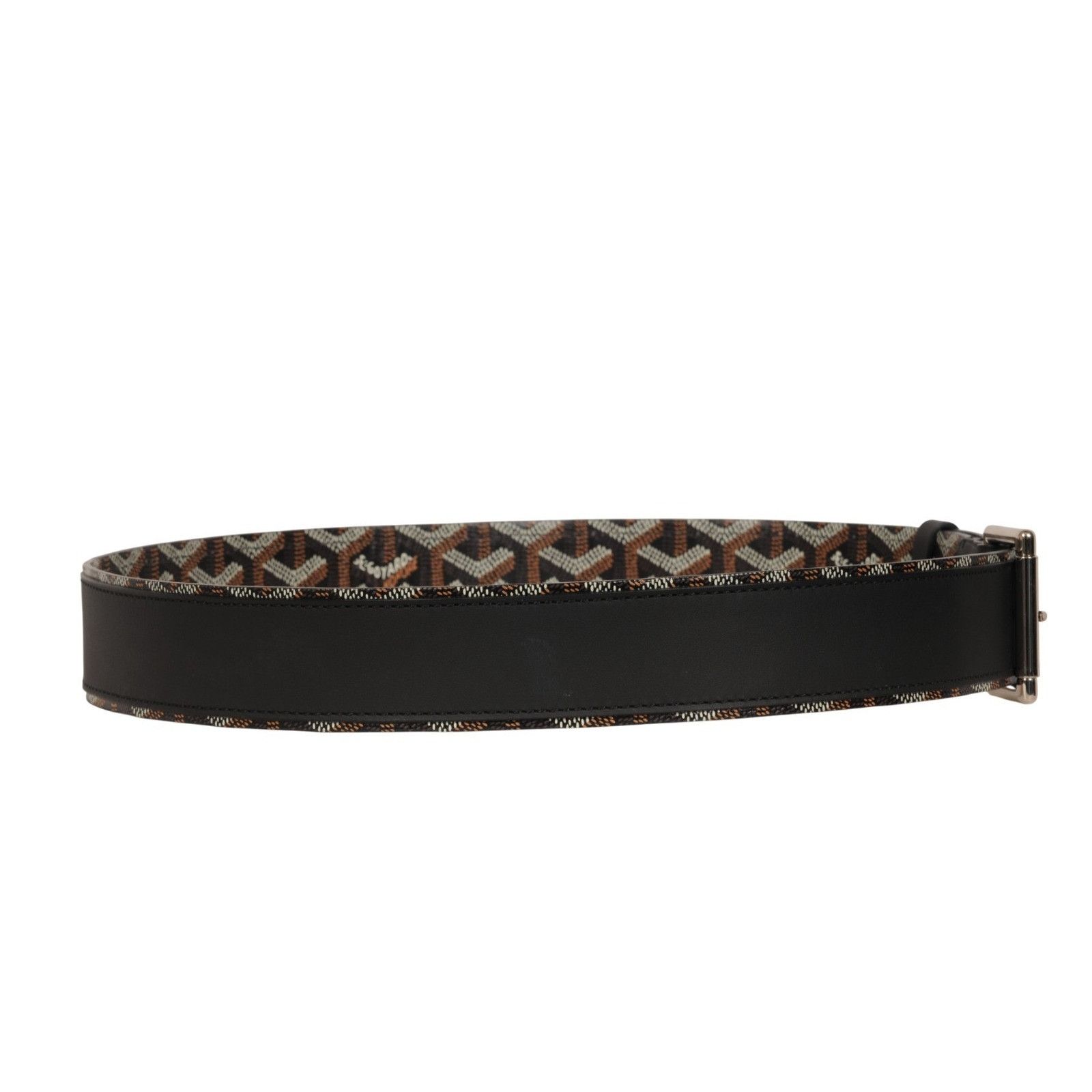 Goyard Florida II Belt 90 29 30 31 Black Brown Goyardine Canvas Size ONE SIZE - 5 Thumbnail