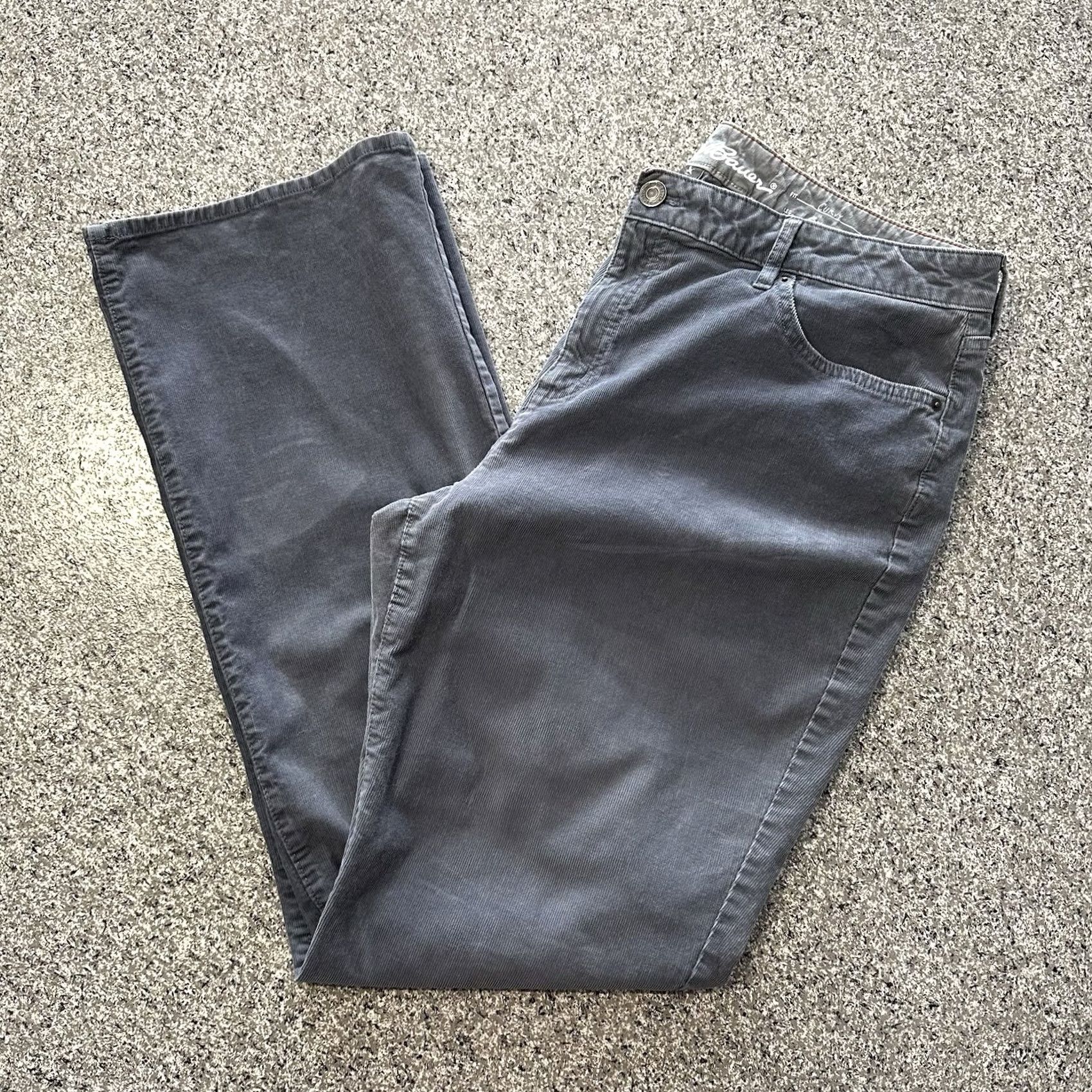 Eddie Bauer Eddie Bauer Pants Womens 16 Tall 36x34 Curvy Bootcut Corduroy Gray Stretch Size 16 Size 25" / US 0 / IT 36 - 2 Thumbnail