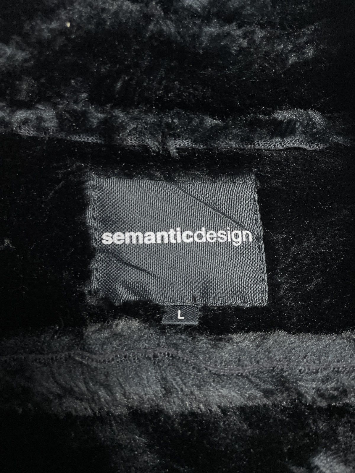 If Six Was Nine 2000’s Semantic Design - Asymmetrical Bikers Velvet Jacket Size US M / EU 48-50 / 2 - 6 Thumbnail