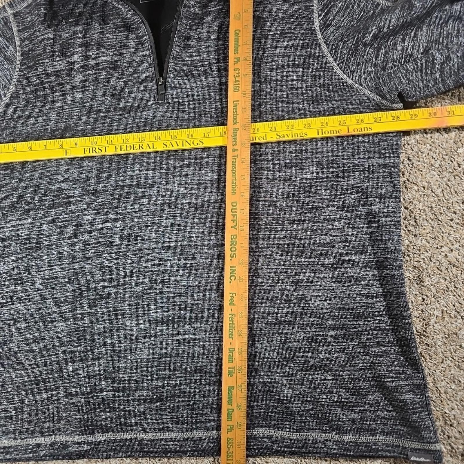 Eddie Bauer Eddie Bauer XXL Heather 1/4 Zip Sweater Size US XXL / EU 58 / 5 - 5 Thumbnail