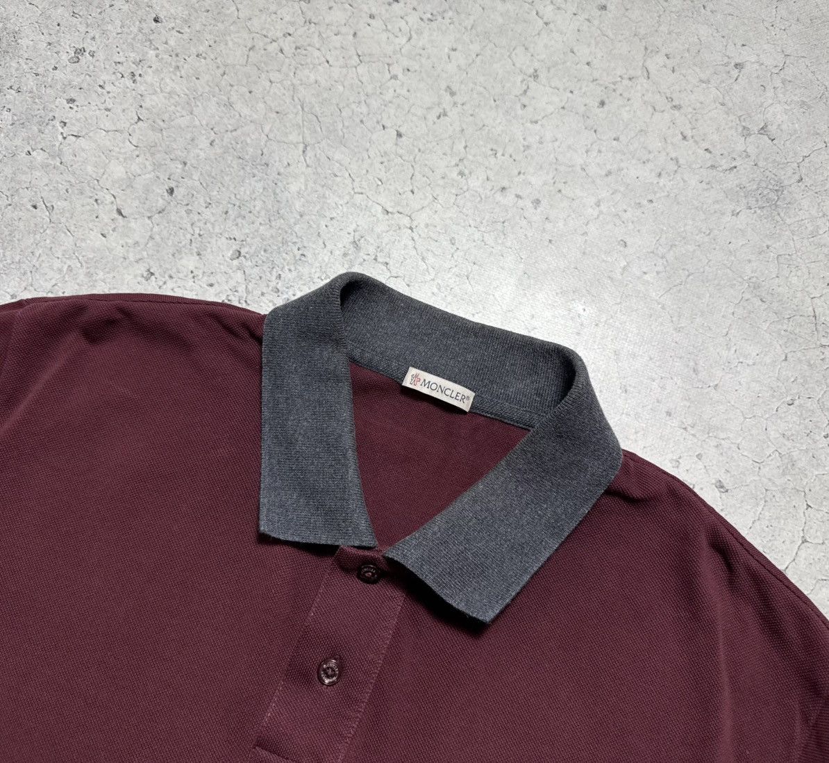 Moncler Moncler Maglia Polo Shirt Manica Corta Vintage Luxury Size US XL / EU 56 / 4 - 4 Thumbnail