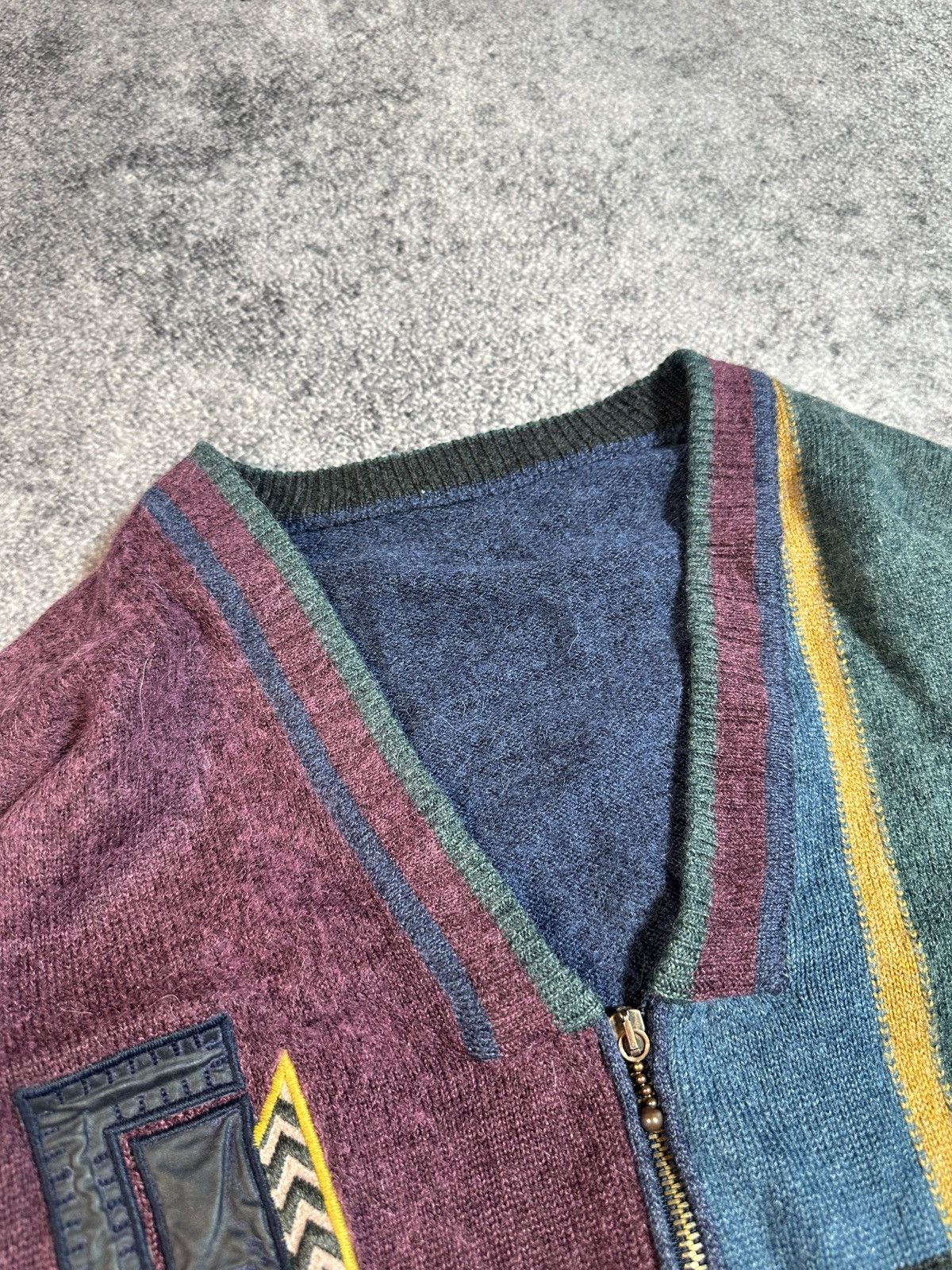 Designer × Vintage Y2K Vintage Cardigan Sweater Streetwear Rare Casual VTg L Size US L / EU 52-54 / 3 - 3 Thumbnail