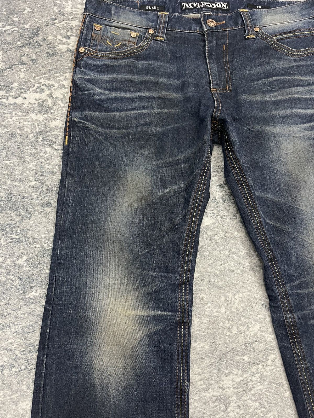 Affliction Vintage Affliction Black Premium Edition Denim Size US 36 / EU 52 - 5 Thumbnail