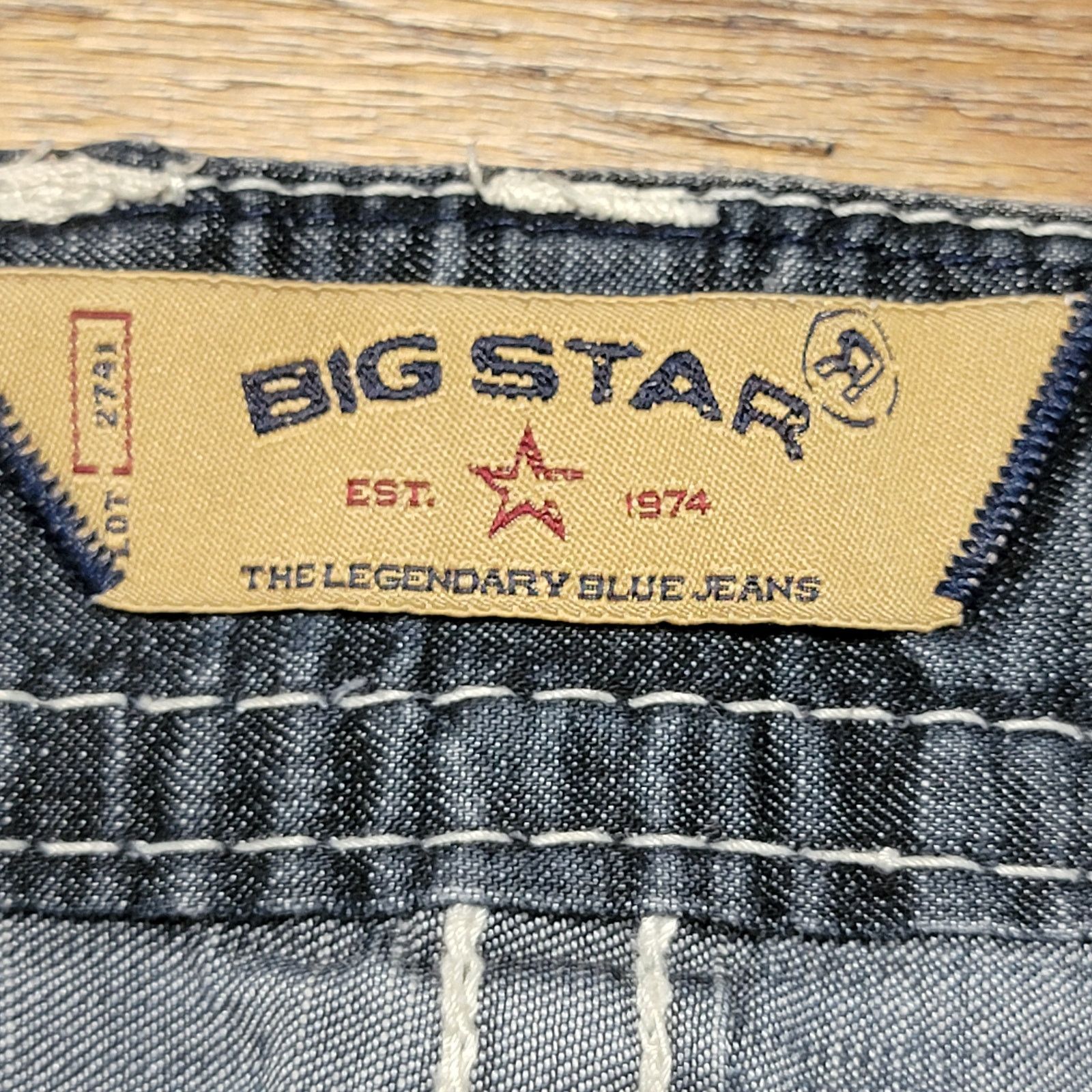 Big Star Big Star Orion Slim Boot Denim Jeans - Size 36S Size US 36 / EU 52 - 5 Thumbnail
