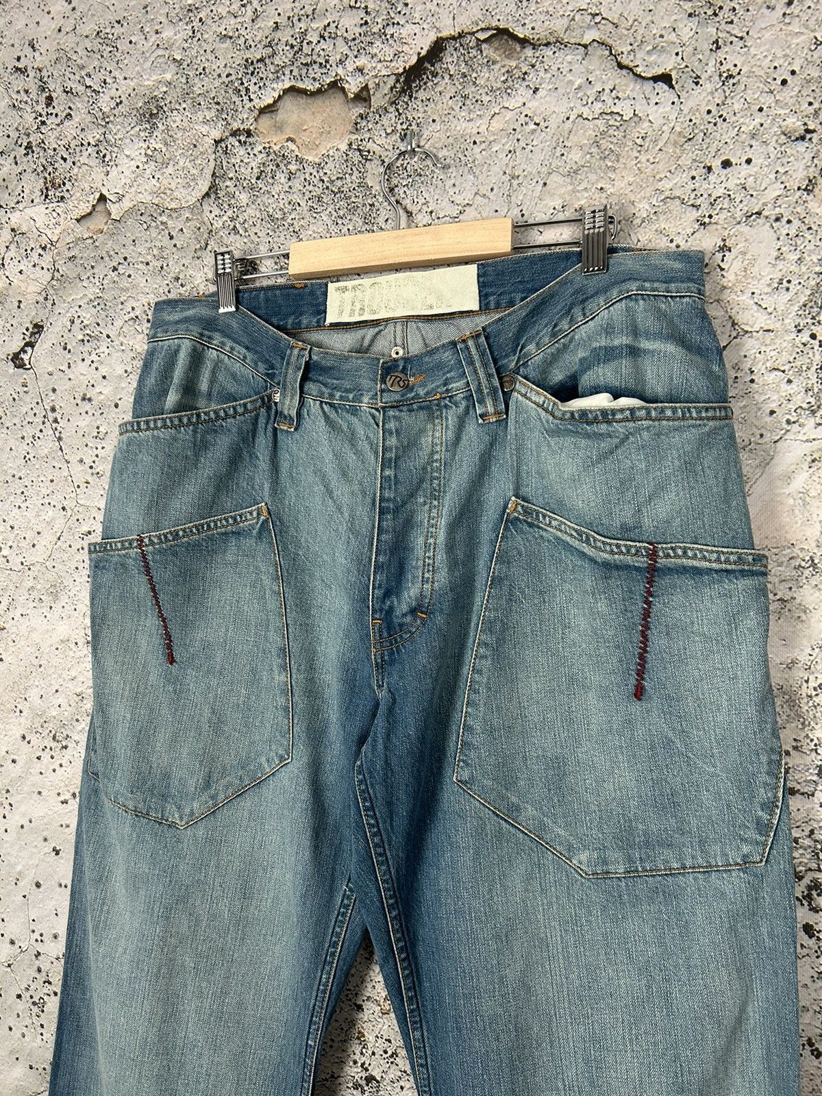 Other Vintage Baggy Rap Jeans Denim Pants 90s Hip Hop Streetwear Size US 36 / EU 52 - 3 Thumbnail