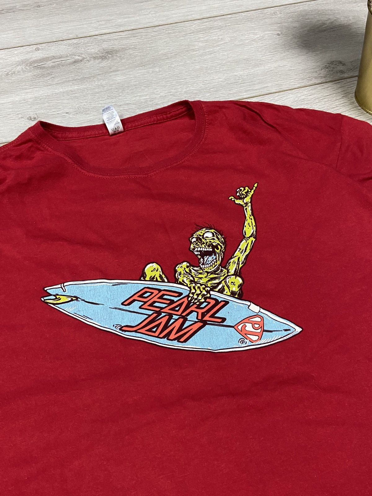 Band Tees VINTAGE 2009 PEARL JAM TOUR TEE nirvana alice temple creed Size US XL / EU 56 / 4 - 4 Thumbnail