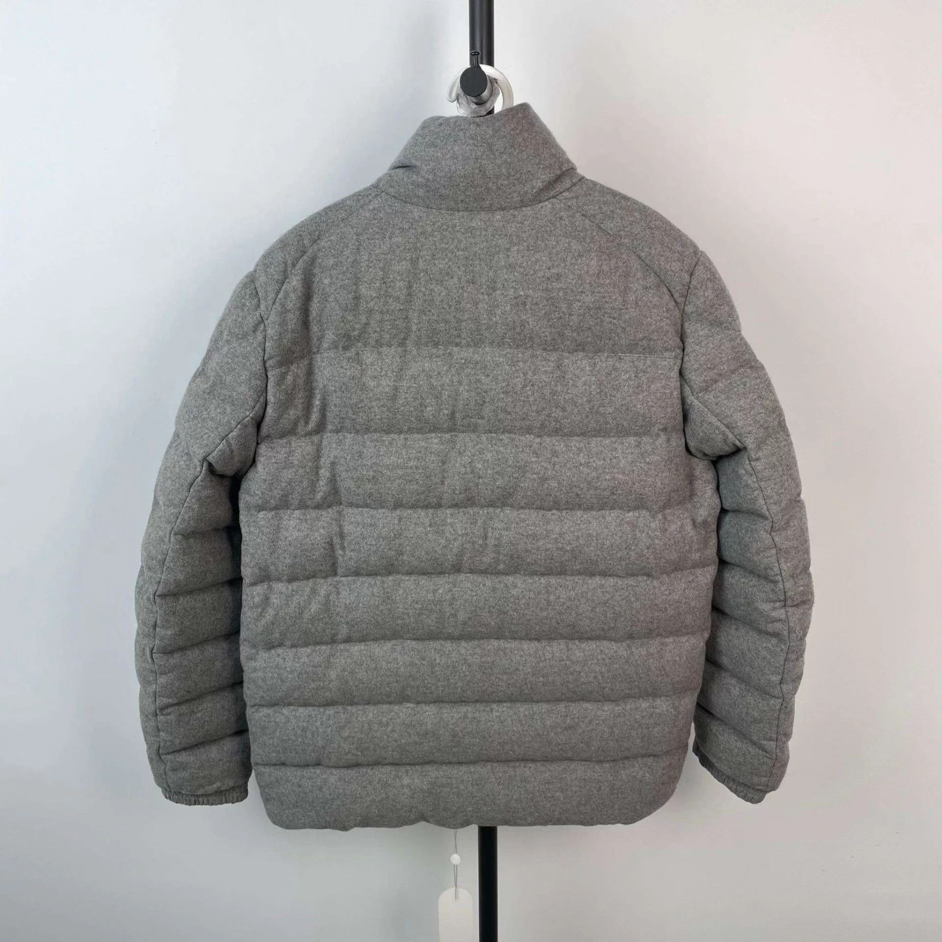Moncler Moncler men's down jacket size 4 gray Size US XL / EU 56 / 4 - 2 Thumbnail