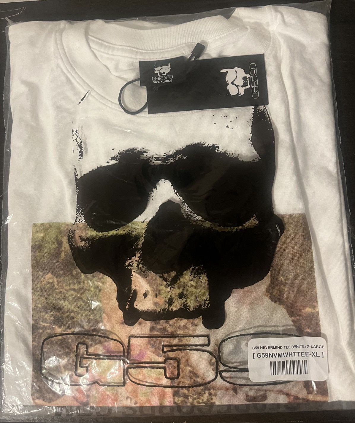 G59 Records G59 Records | $uicideboy$ Nevermind Tee - White - XL - NEW Size US XL / EU 56 / 4 - 2 Thumbnail