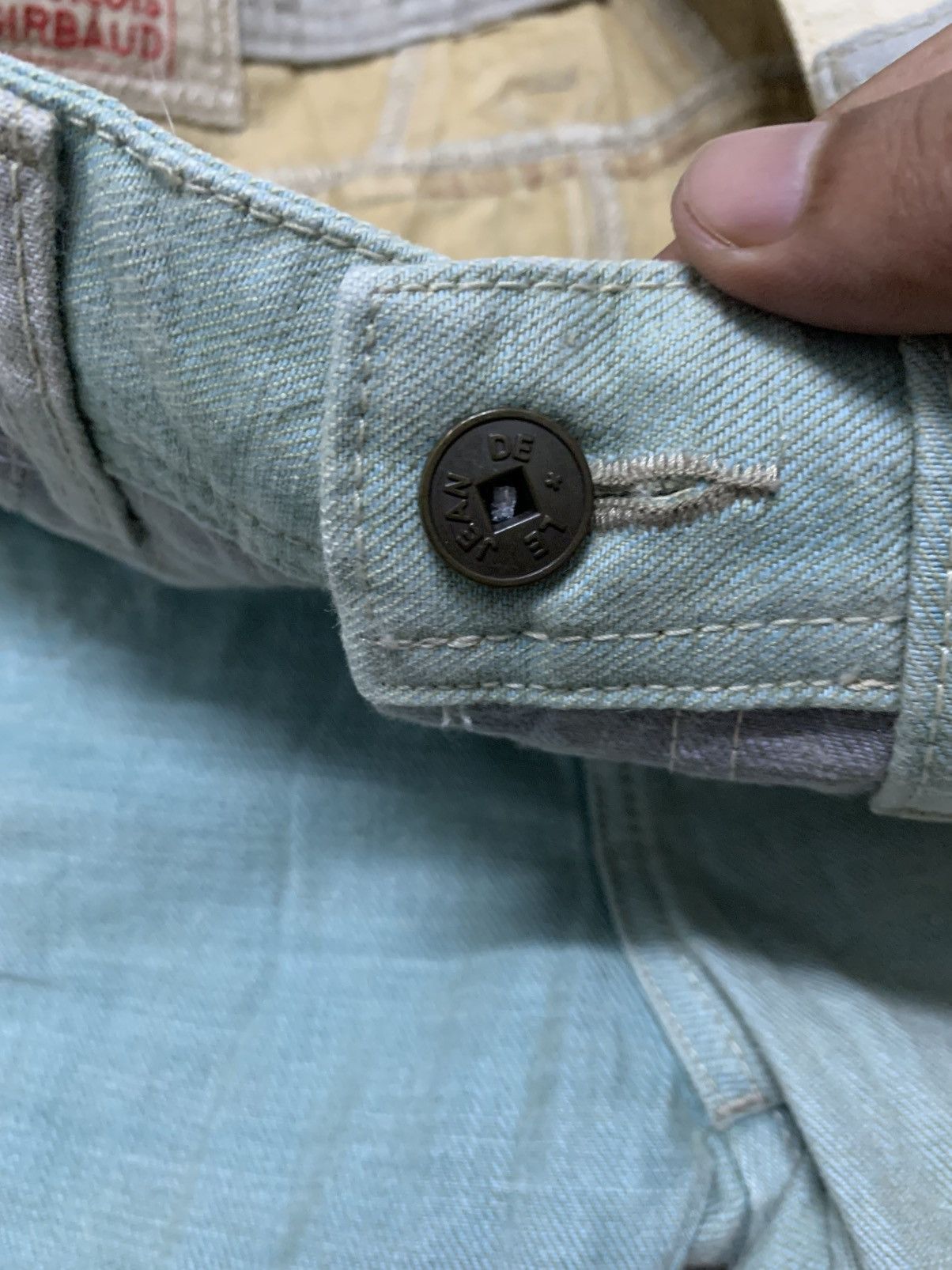 Marithe + Francois Girbaud MARITHE FRANCOIS GIRBAUD COLOUR BLOCK DENIM JEANS Size US 31 - 13 Thumbnail