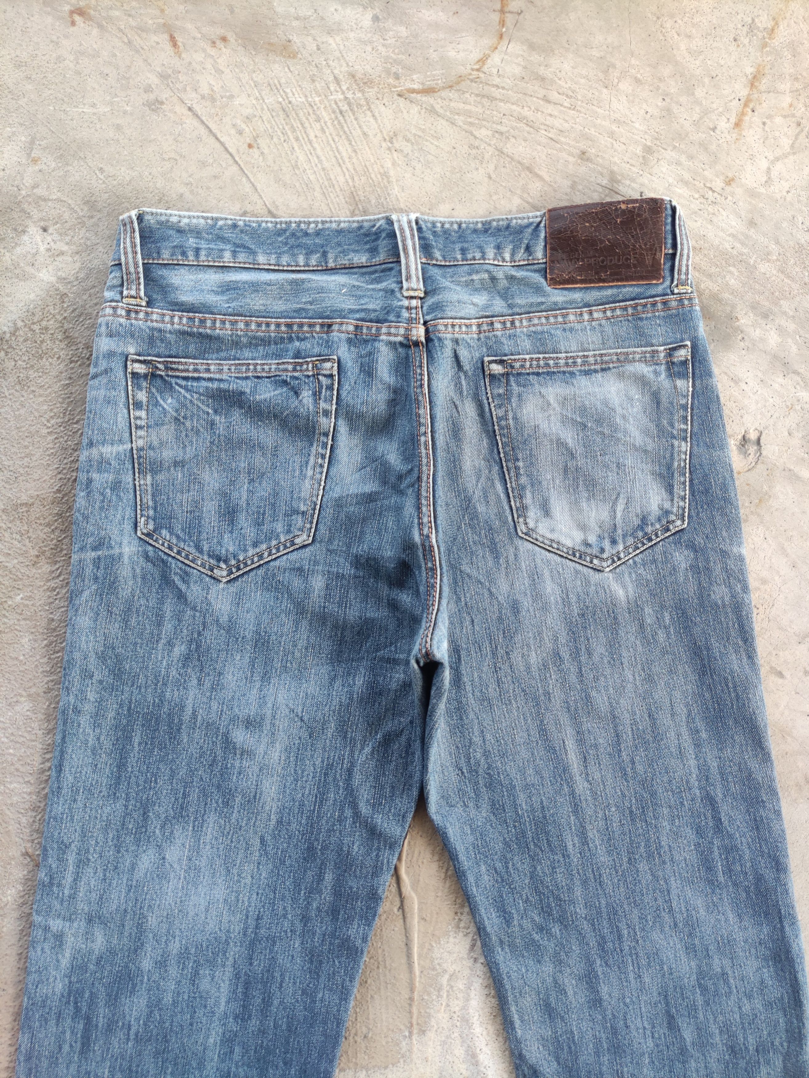 Japanese Brand Vintage Japanese Jean Distressed Fader Denim Pants Size US 34 / EU 50 - 9 Thumbnail