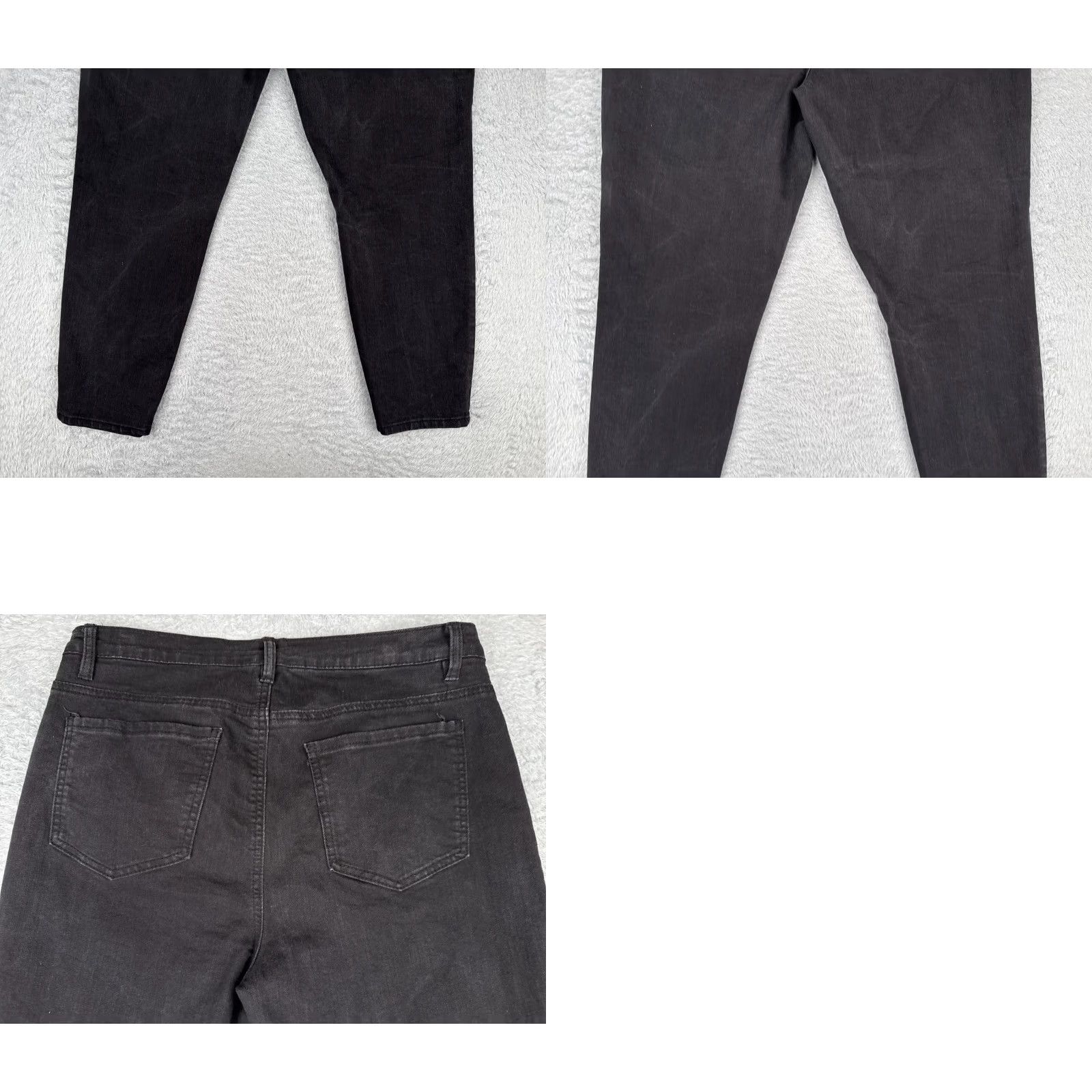Vintage Wallflower Jeans Wallflower Jeans Black Denim 11 Juniors High Rise Stretch 5-Pocket Design Cotton Blend Womens Jeans Hip-Length Tapered Size 32" / US 10 / IT 46 - 10 Thumbnail