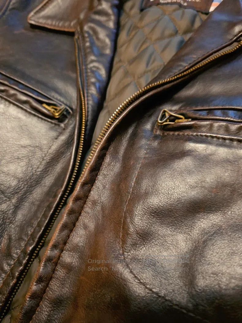 Schott Schott Motorcycle leather coat Size US L / EU 52-54 / 3 - 4 Thumbnail