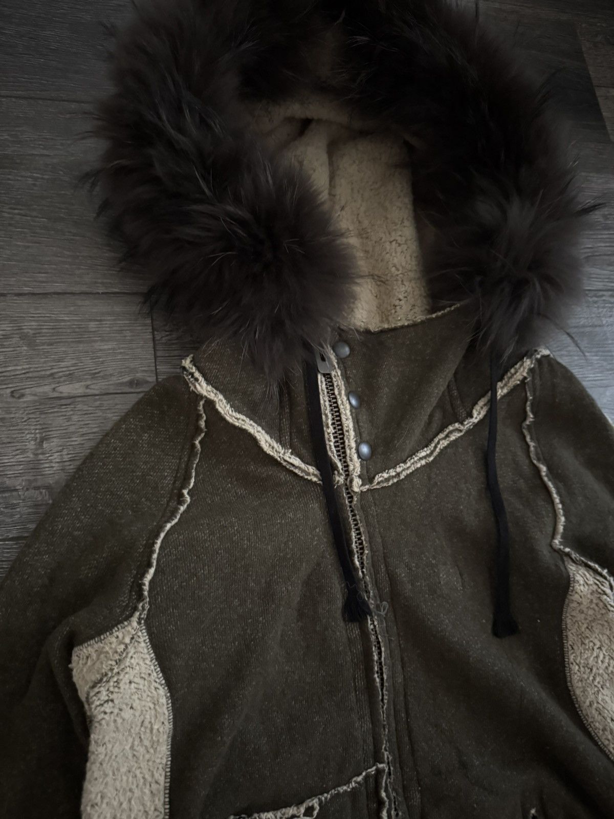 Le Grande Bleu (L.G.B.) LGB fur hoodie Size US M / EU 48-50 / 2 - 2 Thumbnail
