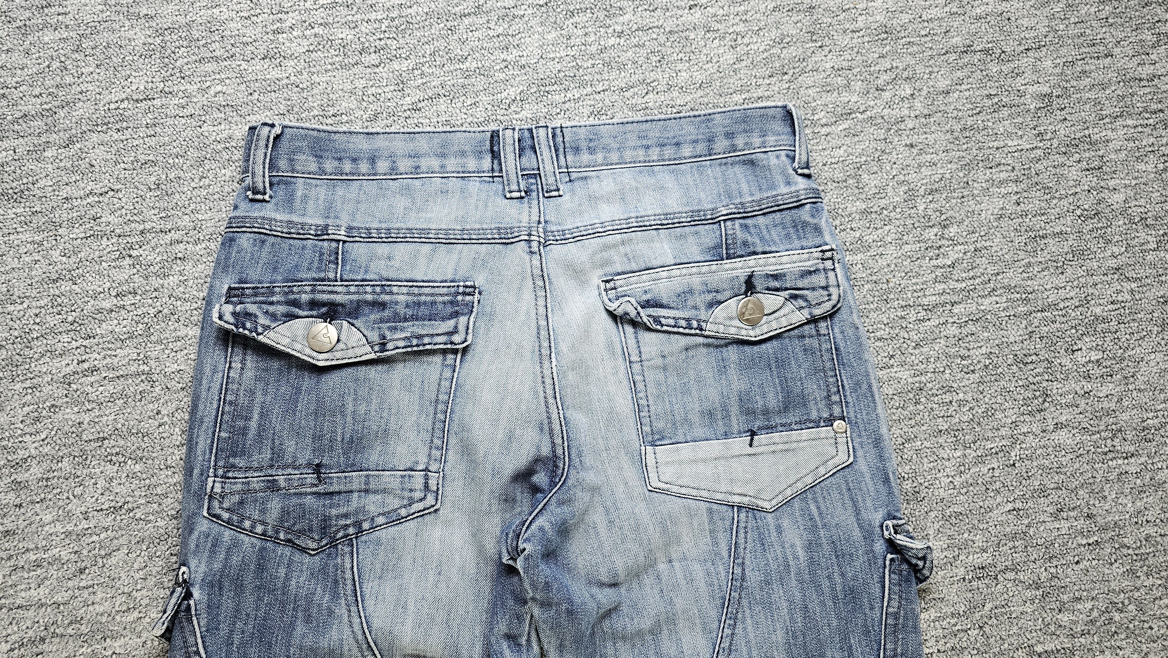 Airwalk AIRWALK Cargo Jeans Mens 30R Denim Relaxed Skater Blue Size US 30 / EU 46 - 5 Thumbnail
