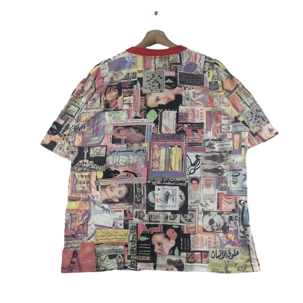 Vintage Vtg ANARCHY PUNK REBEL All Over Print Size US L / EU 52-54 / 3 - 4 Thumbnail