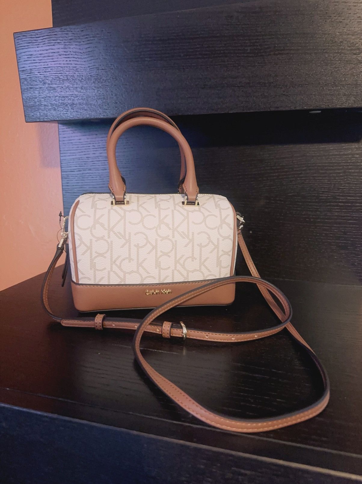 Calvin Klein Calvin Klein crossbody strip rolled top handles duffel Ca Size ONE SIZE - 2 Thumbnail