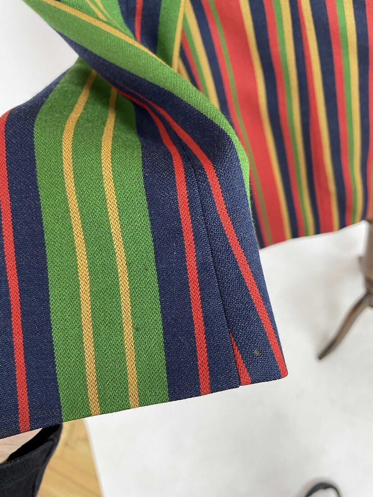 Versus Versace VINTAGE VERSUS GIANNI VERSACE MENS BLAZER STRIPED JACKET Size 44R - 7 Thumbnail