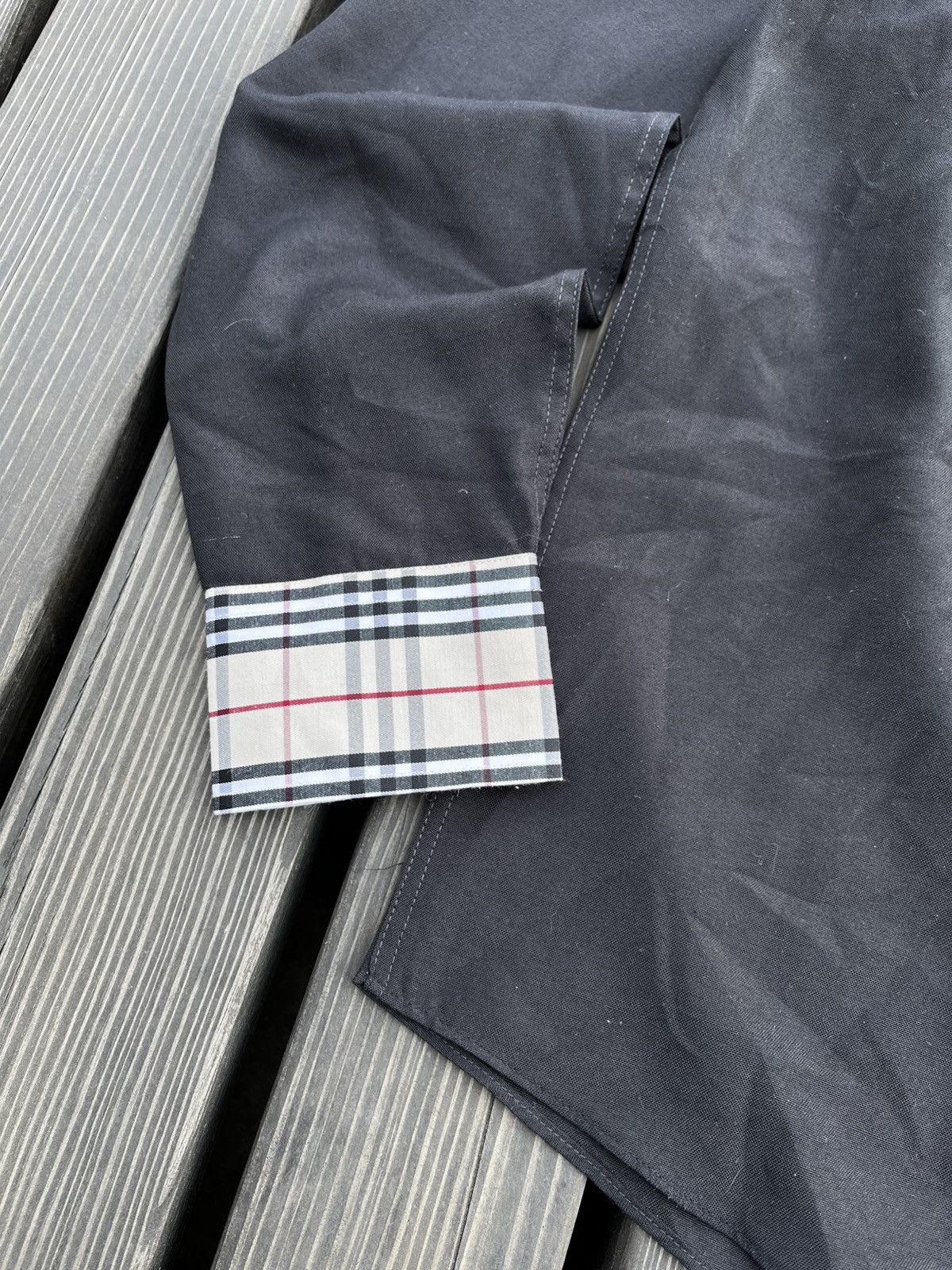 Burberry Vintage Burberry Nova Check Button Up Shirt Luxury Bootleg Size US L / EU 52-54 / 3 - 3 Thumbnail