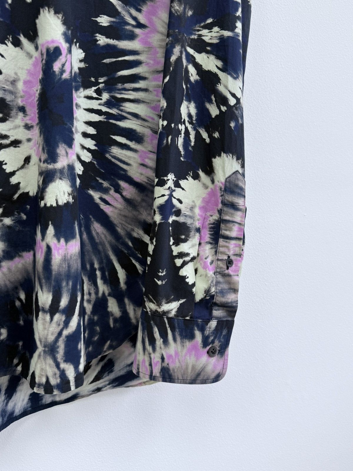 Dries Van Noten Dries Van Noten Tie Dye Button Up Shirt Size US M / EU 48-50 / 2 - 5 Thumbnail