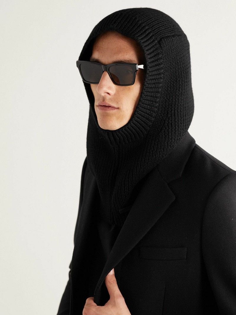 Saint Laurent Paris $650 VALUE Wool Balaclava Hat Size ONE SIZE - 1 Thumbnail