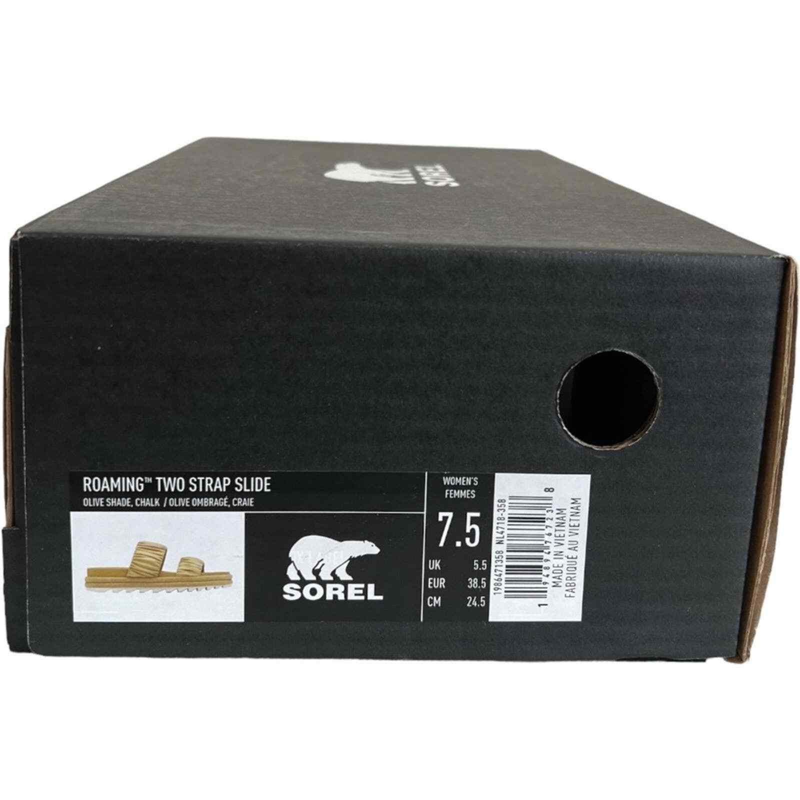 SOREL SOREL Olive Shade & Chalk Roaming Women Sandal w/ Box, US7.5 Size US 8.5 / IT 38.5 - 12 Thumbnail