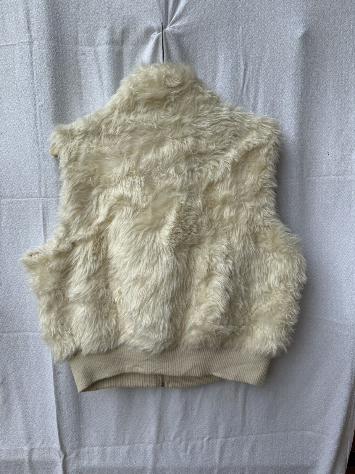 Japanese Brand Mohair fuzzy vest zipper japanese style Size US L / EU 52-54 / 3 - 2 Thumbnail