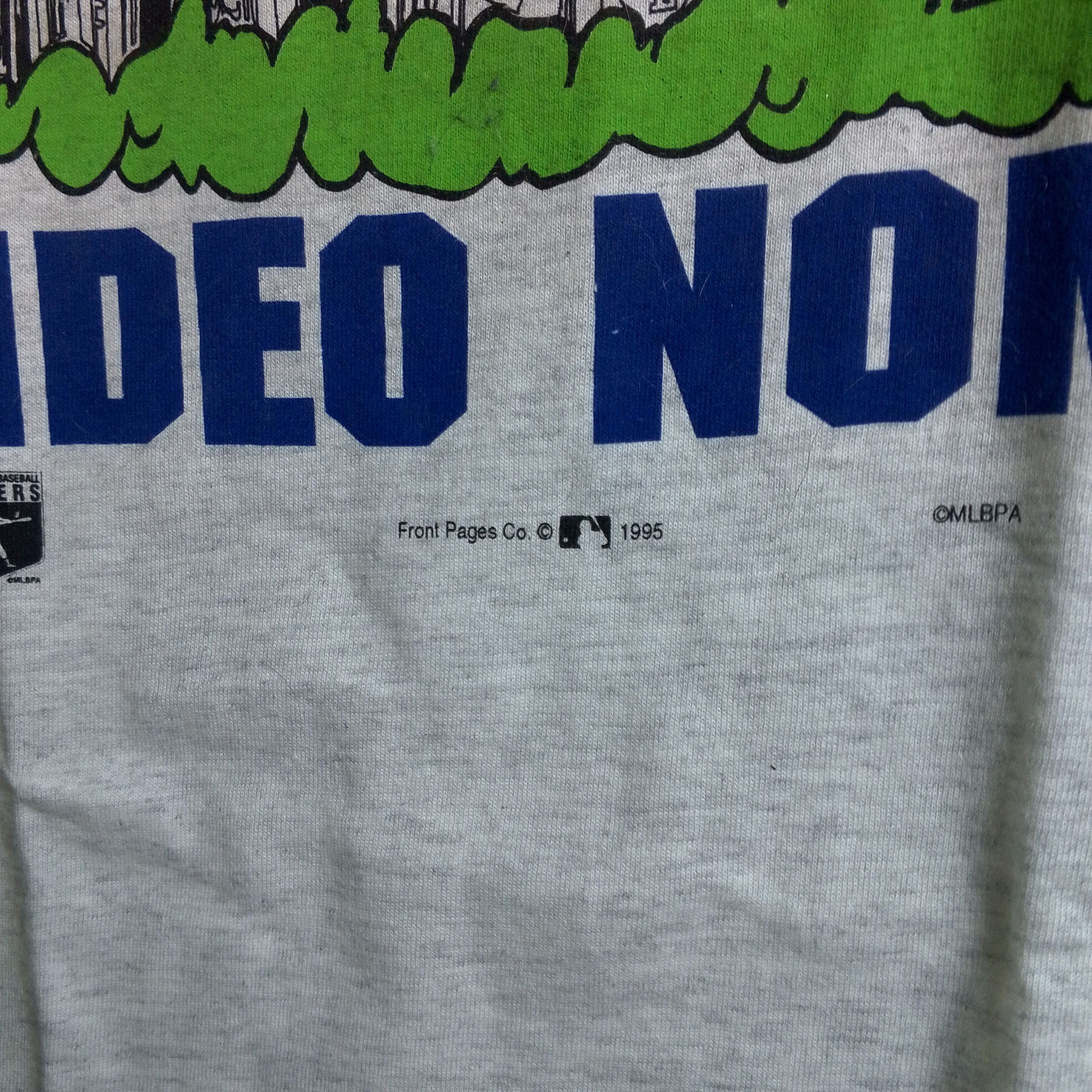 MLB Vintage Deadstock Dodgers Hideo Nomo Newspapers Tee Size US M / EU 48-50 / 2 - 5 Thumbnail