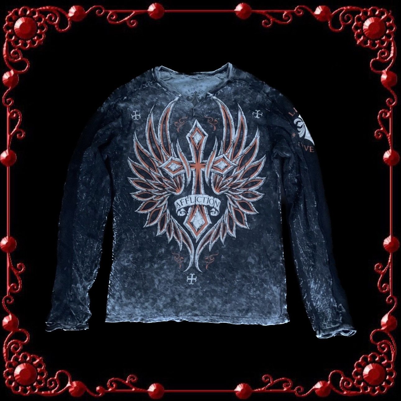 Affliction affliction wings longsleeve Size US M / EU 48-50 / 2 - 2 Thumbnail