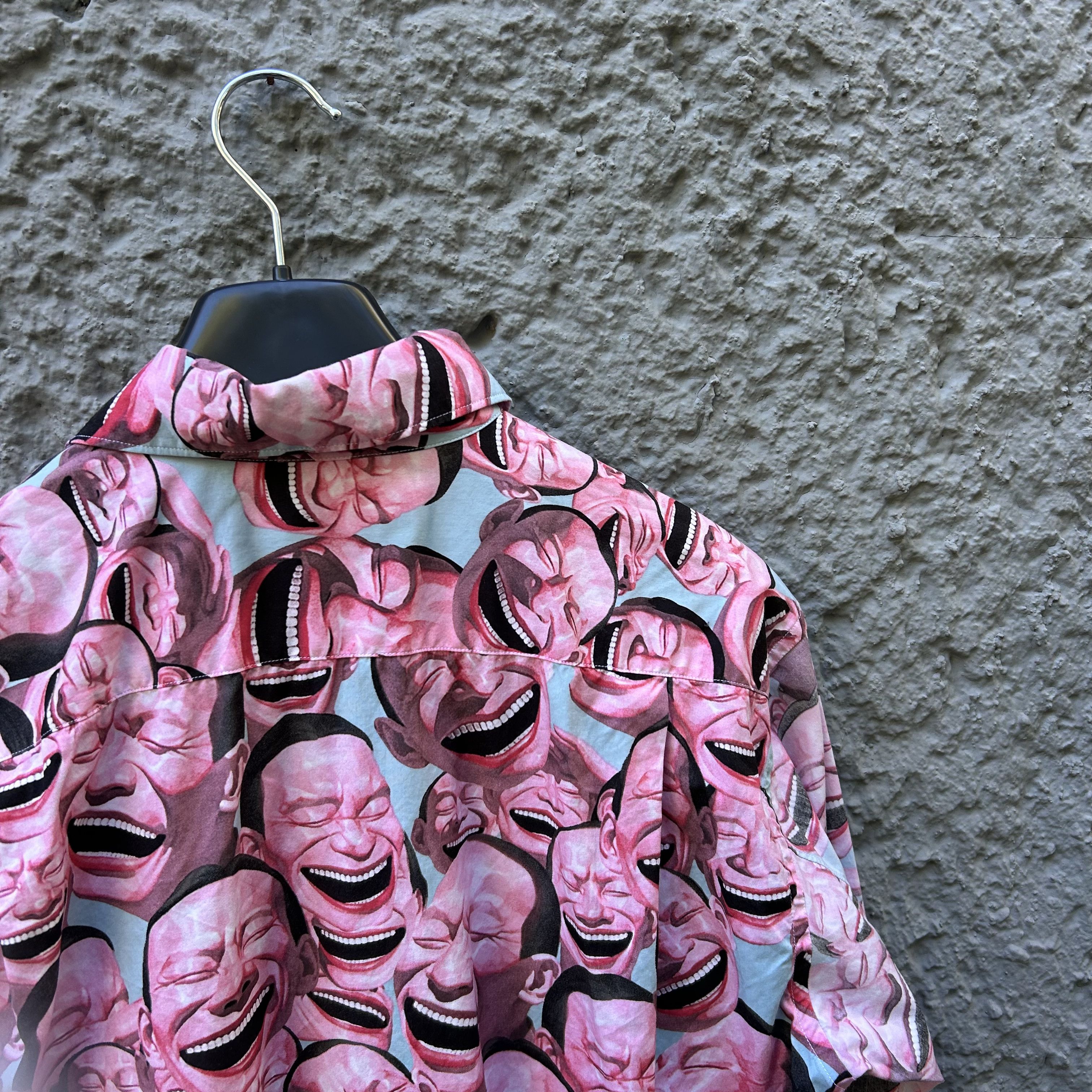 Comme des Garcons SHIRT CDG Shirt x Yue Minjun Laughing Man Pink Shirt S/S21 Size US M / EU 48-50 / 2 - 6 Thumbnail
