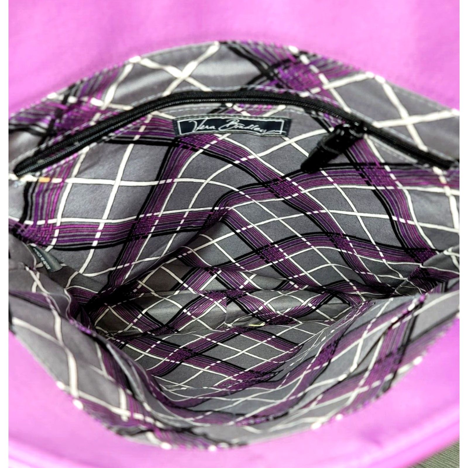 Vera Bradley Vera Bradley Quilted Purple Nylon Patent Leather Women’s Tote Bag Size ONE SIZE - 3 Thumbnail