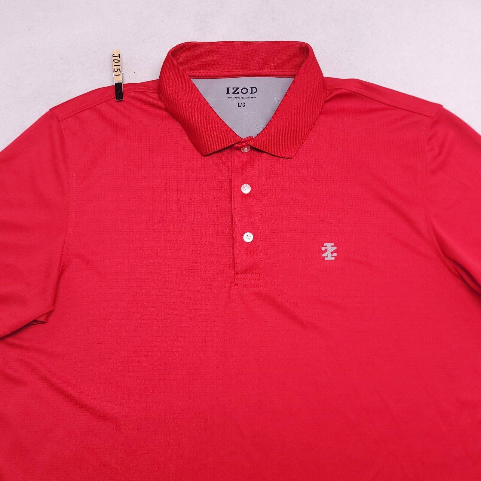 Izod IZOD Short Sleeve Pullover Polo Shirt Adult Mens Size L Red Size US L / EU 52-54 / 3 - 1 Thumbnail