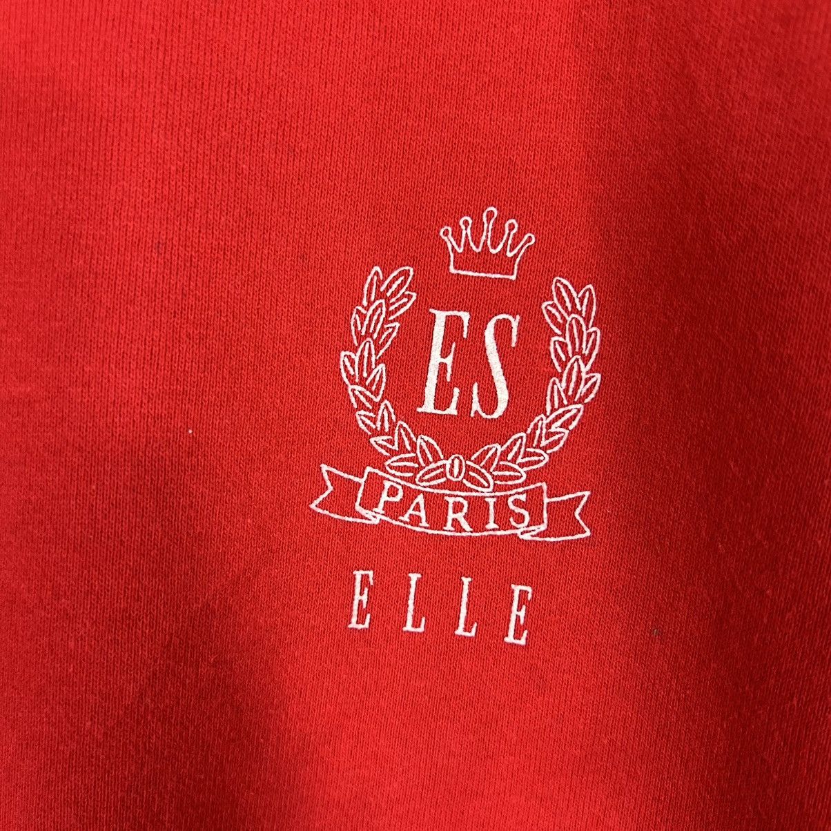 Vintage 90's ELLE Sports Embroidered Logo Sweatshirt #3944-C180 Size M / US 6-8 / IT 42-44 - 5 Thumbnail