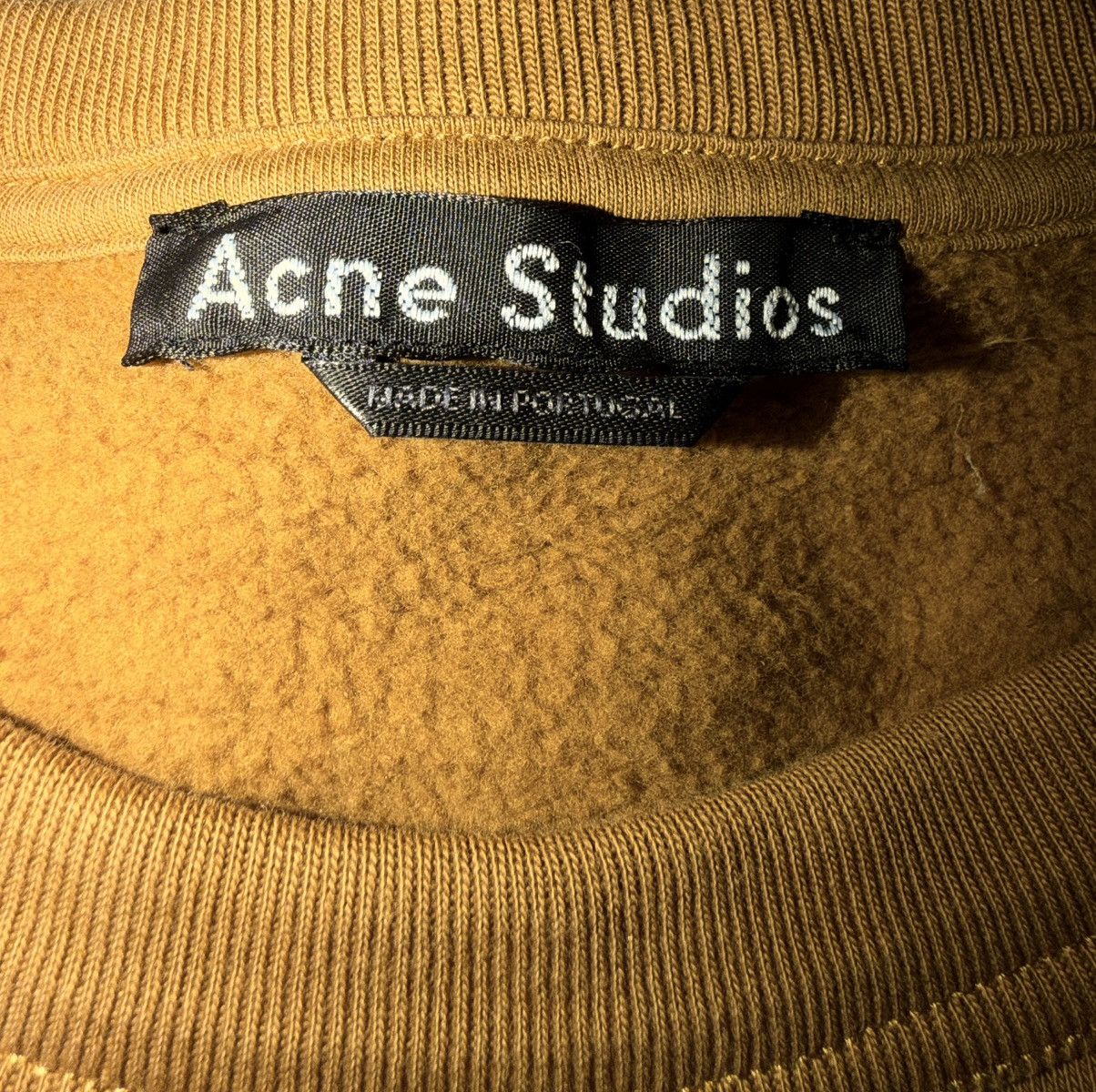 Acne Studios ACNE STUDIOS Fairview Face Crew Neck Sweatshirt Caramel Size US XL / EU 56 / 4 - 4 Thumbnail