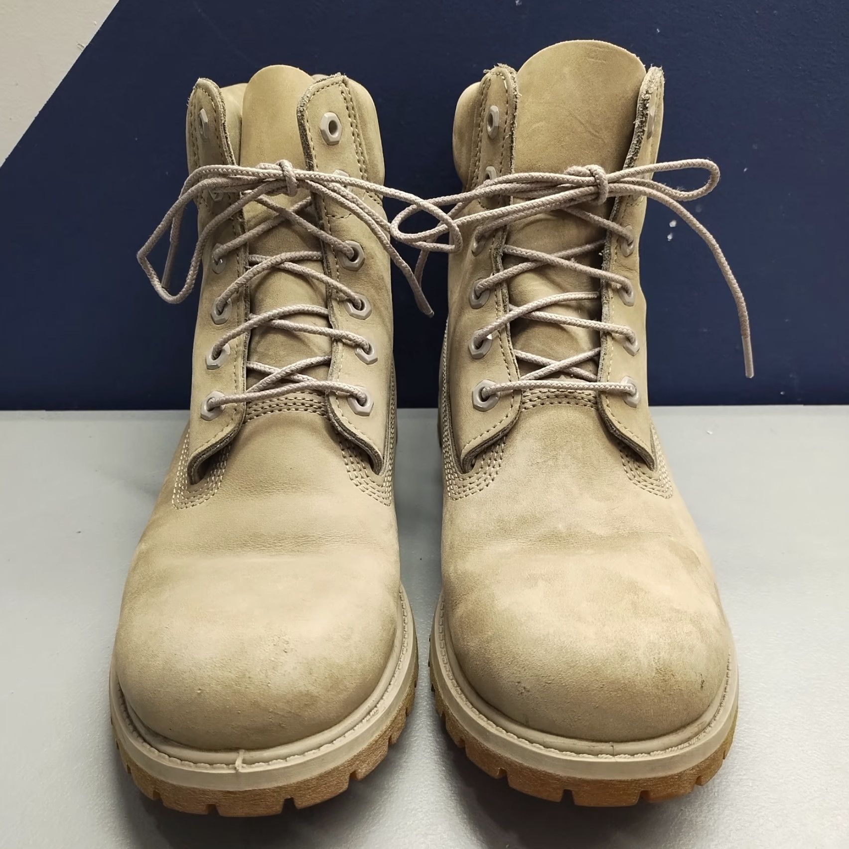 Timberland Timberland Womens US Size 10M Gray Leather Steel Toe Lace Up 1270188 Boot SZ 10M Leather Upper Ankle Pep Size US 10 / IT 40 - 2 Thumbnail