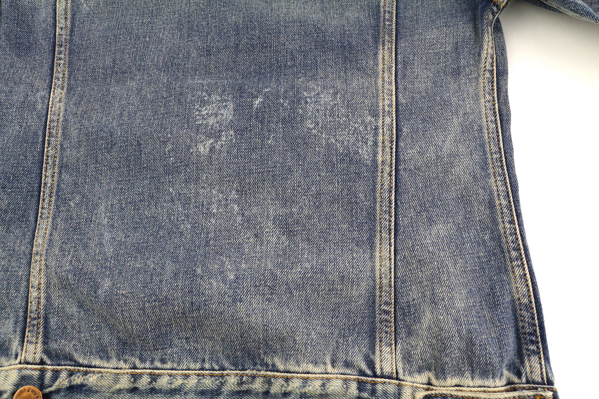 Nudie Jeans BILLY S Shimmering Indigo Ripped Polo Collar Jacket 82486 Size US S / EU 44-46 / 1 - 8 Thumbnail