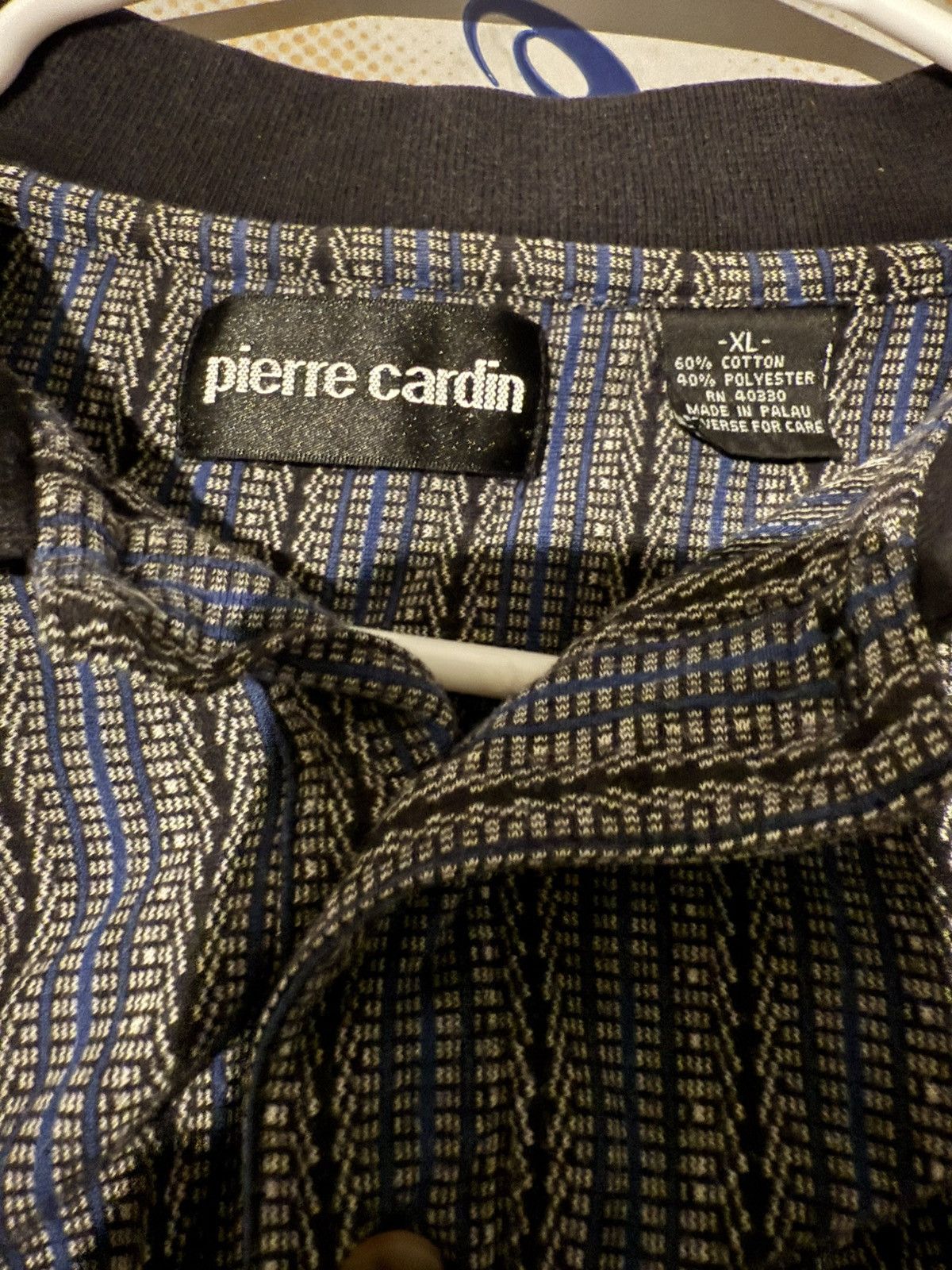 Pierre Cardin Pierre Cardin Men’s Geometric Polo Shirt, Large Size US XL / EU 56 / 4 - 5 Thumbnail