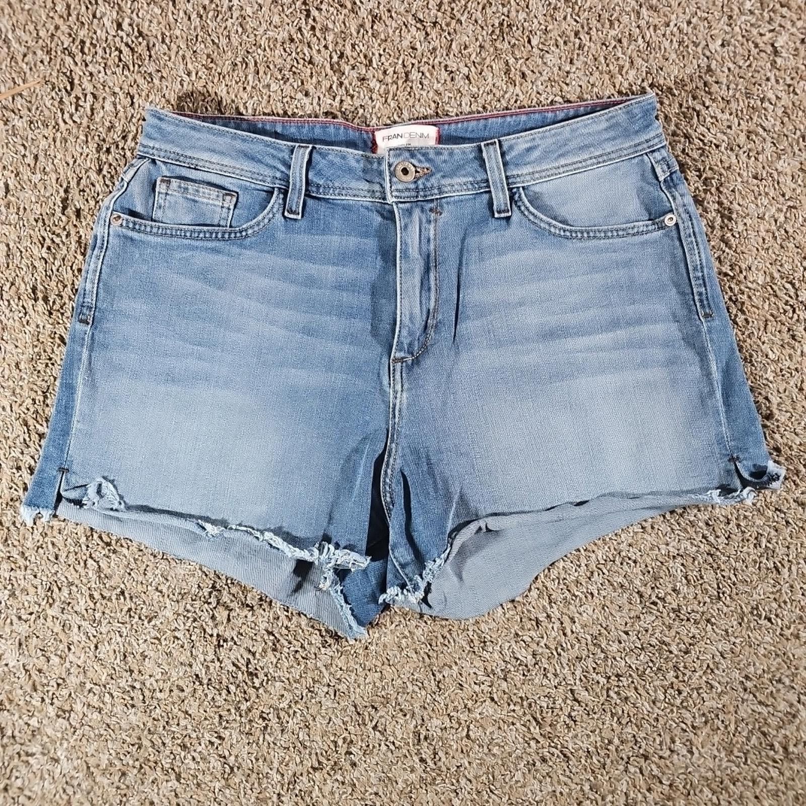 Other Fran Denim Ruby Sz 30 Cutoff Jean Shorts USA MADE Size 30" / US 8 / IT 44 - 1 Thumbnail