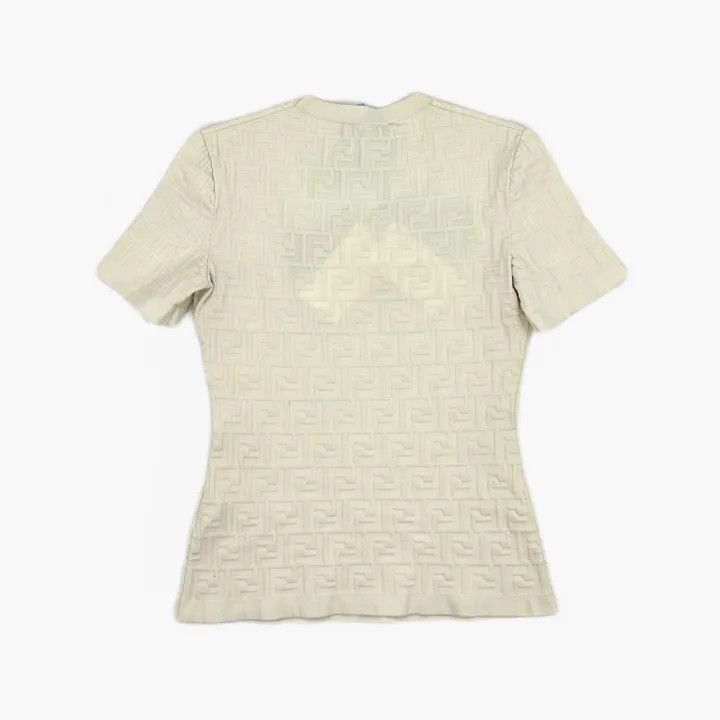 Fendi Fendi Logo Print Short Sleeve T-Shirt -2507 Size M / US 6-8 / IT 42-44 - 1 Thumbnail