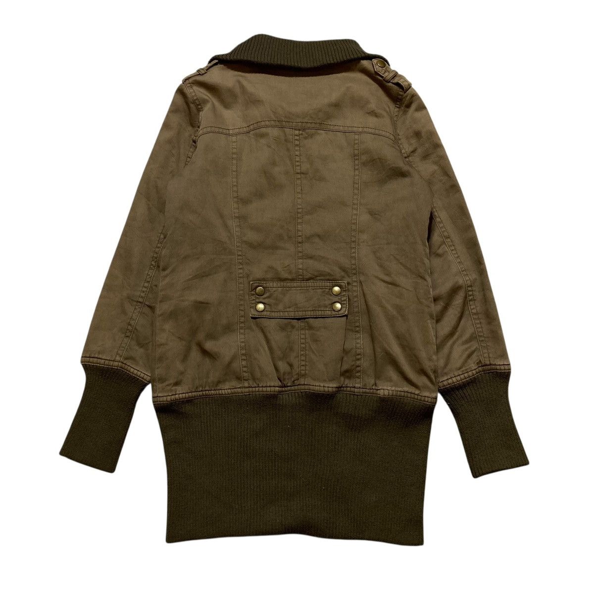 Le Grande Bleu (L.G.B.) OZOC - Utility Faded Double Zipper Jacket Vkei Japanese Size US M / EU 48-50 / 2 - 4 Thumbnail