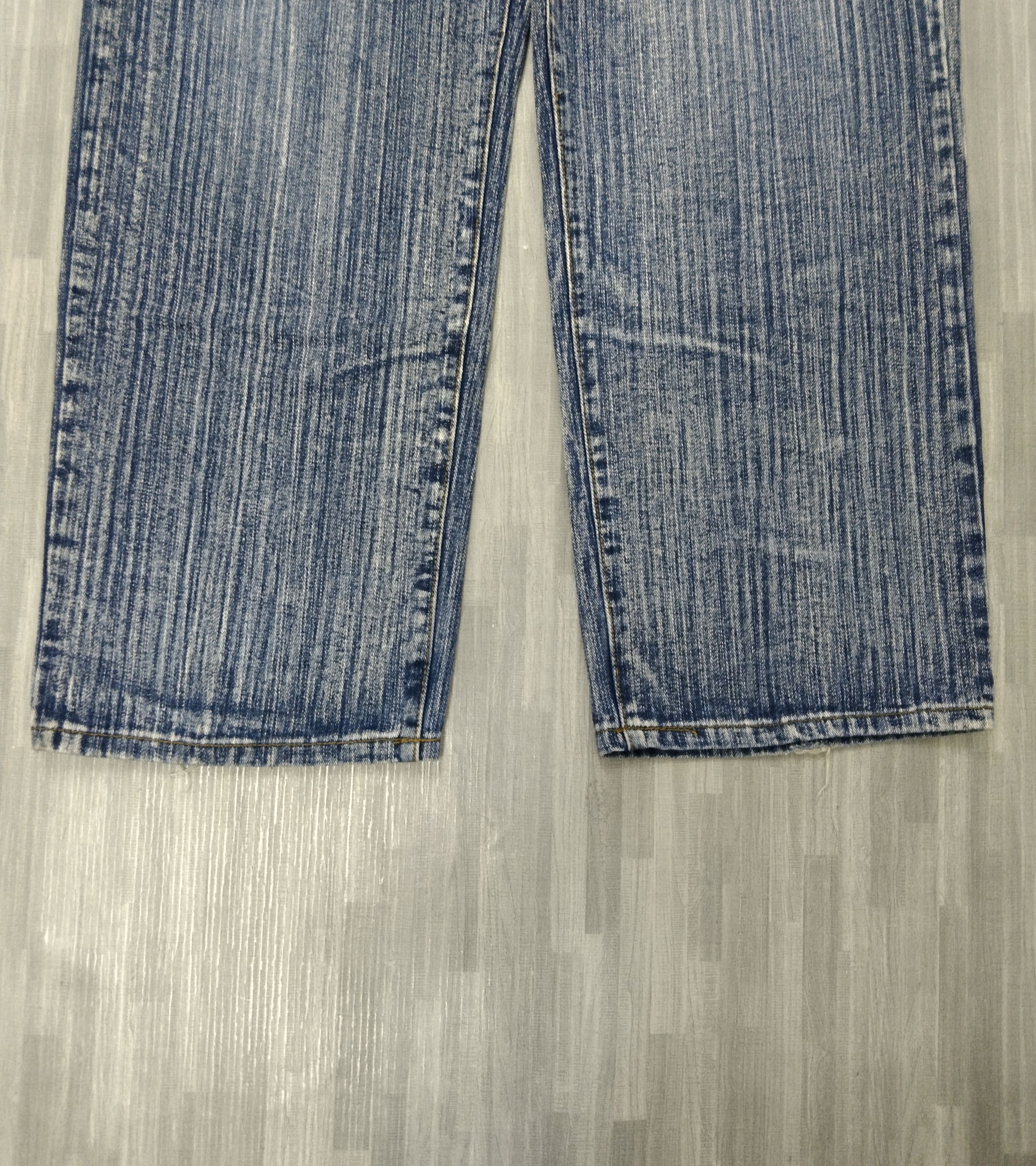 Japanese Brand WIDE PANTS BAGGY🔥SICK AZZURE DENIM Size US 33 - 6 Thumbnail