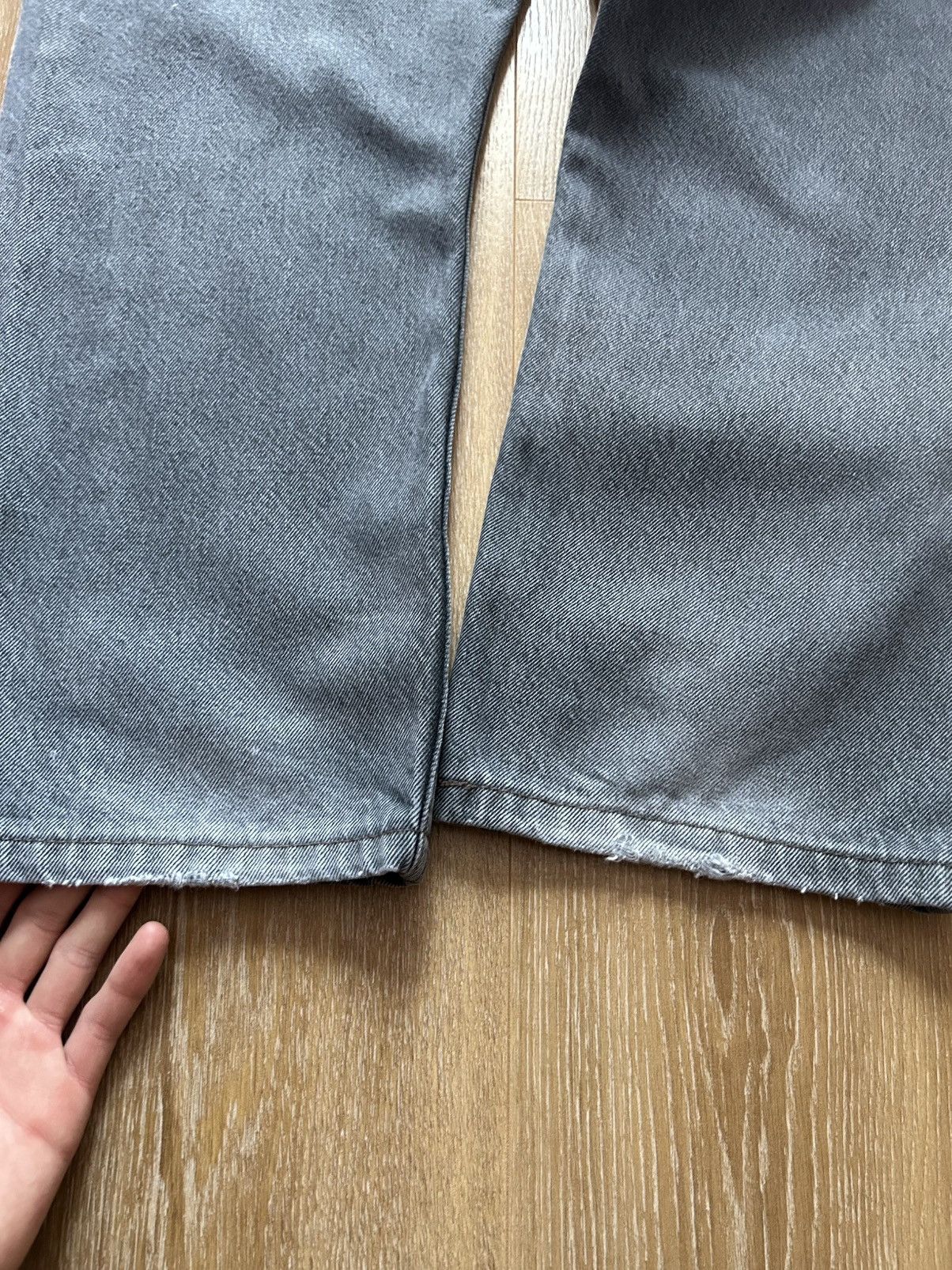 Levi's × Levi's Vintage Clothing × Vintage 🔥VINTAGE BAGGY LEVIS 615 ASH GRAY DENIM JEANS 1997🔥 Size US 38 / EU 54 - 14 Thumbnail