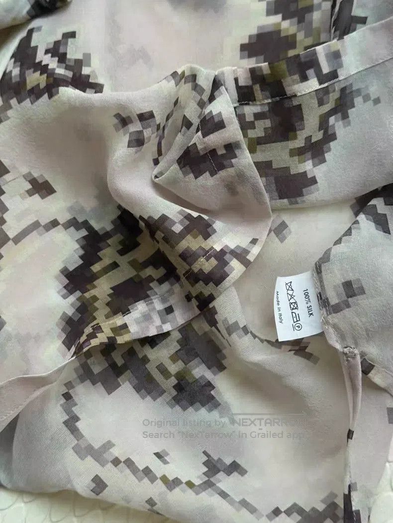 Dries Van Noten Dries Van Noten Color-blocked Midi Skirt Size 33" - 6 Thumbnail
