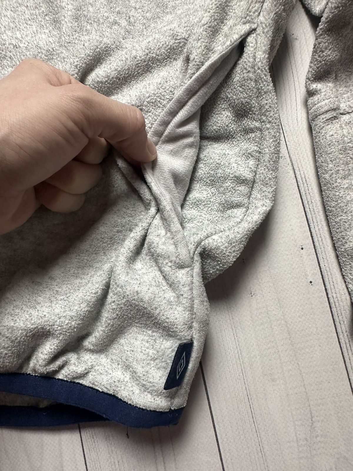 Umbro × Vintage Vintage Umbro fleece sweatshirt zip 1/4 logo Size US M / EU 48-50 / 2 - 4 Thumbnail
