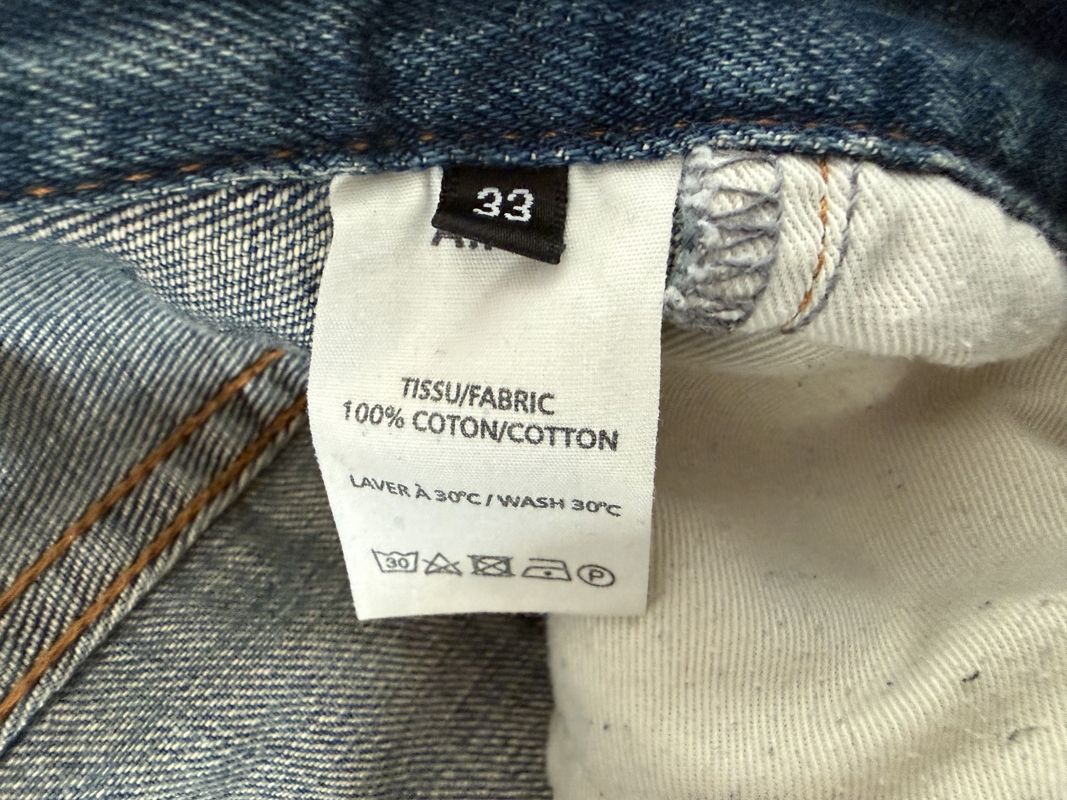 A.P.C. × Kanye West APC x Kanye West 2013 Stonewash Selvedge Denim Jeans Vintage Size US 33 - 4 Thumbnail
